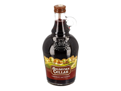 Raudonasis pusiau saldus vynas MOLDAVIAN CELLAR CABERNET SAUVINGNON 12,5%, 1 l
