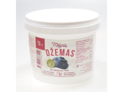 Mėlynių džemas, 1 kg