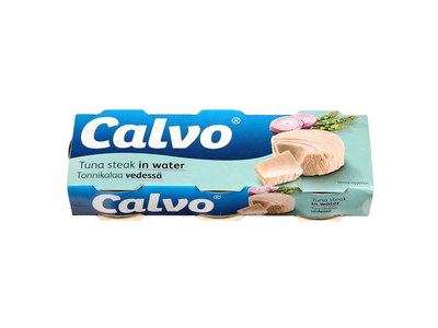Nesmulkinti tunai CALVO savo sultyse, 240 g