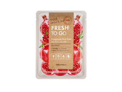 TONYMOLY Fresh To Go Pomegranate Mask Sheet Lakštinė veido kaukė, 25 g