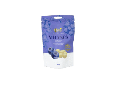 Liofilizuotos mėlynės RŪTA su baltuoju šokoladu, 80 g