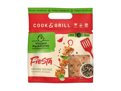 Vištienos šašlykas FIESTA pipiriniame marinate, 680 g