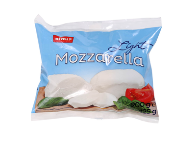 Sūris RIMI MOZZARELLA LIGHT, 125 g