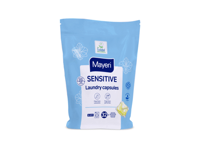 Skalbiamosios kapsulės MAYERI SENSITIVE, 32 vnt.
