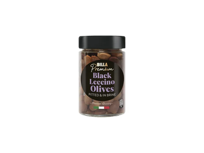 Juodosios Leccino alyvuogės sūryme BILLA PREMIUM, 160 g