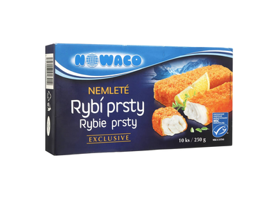 Šaldyti žuvų filė piršteliai NOWACO, 250 g
