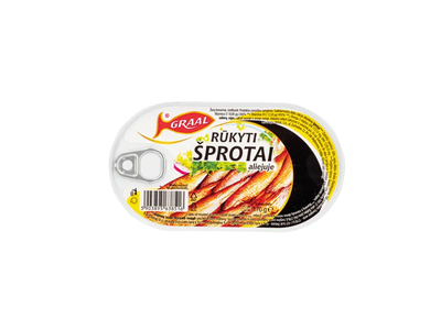 Rūkyti šprotai GRAAL, 170 g