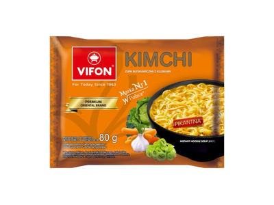 Greitai paruošiami makaronai VIFON KIMCHI, 80 g