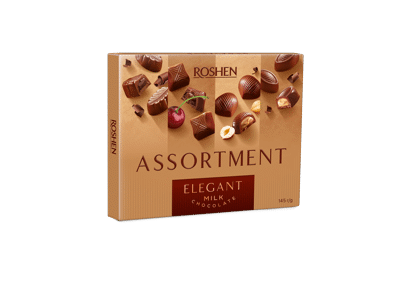 Šokoladinių saldainių rinkinys ROSHEN ASSORTMENT ELEGANT, 145 g