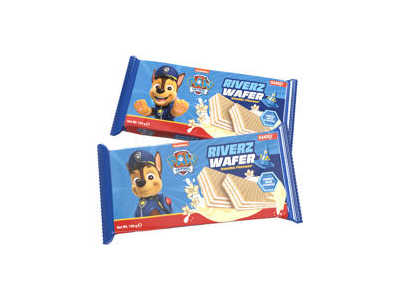 Vafliai RIVERZ WAFER PAW PATROL su vanilės skonio įd., 40 g