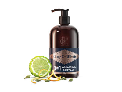 Barzdos prausiklis King C GILLETTE, 350ml