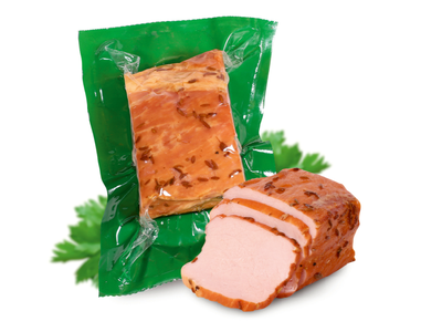 Karštai rūkyta PANEVĖŽIO kiaulienos filė, ~350 g, KRE