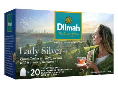 Juodoji Ceilono arbata DILMAH LADY SILVER, 40 g