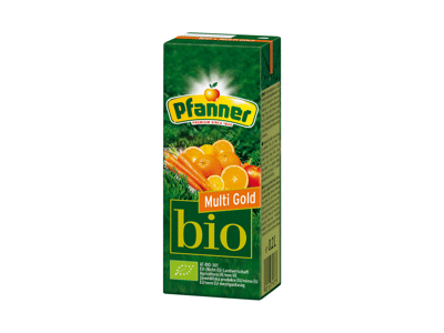 Ekol. gėrimas MULTI GOLD PFANNER, 200 ml