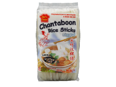 Ryžių makaronai CHEF'S CHOICE, 5mm, 375G