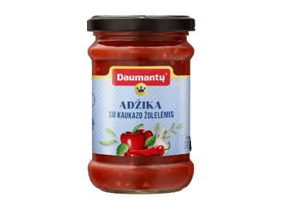 DAUMANTŲ adžika su kaukazietiškomis žolelėmis, 260 g