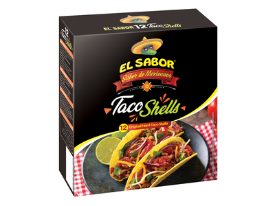 Kukurūzų krepšeliai EL SABOR, 12 vnt, 150 g