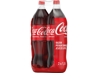 Gazuotas gaivusis gėrimas COCA COLA, 2x1.5l