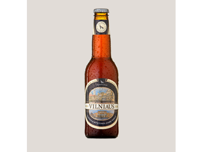 Alus VILNIAUS, tamsusis kvietinis, 5,8%, 0,5 l, butelis D