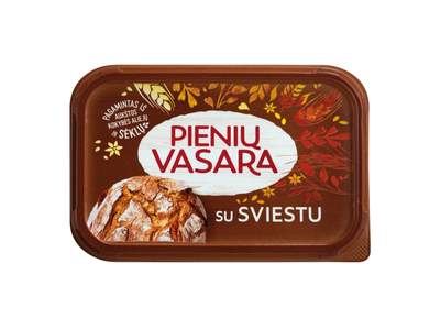 Margarinas PIENIŲ VASARA su sviestu, 40 % rieb., 400 g