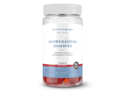 Raudonojo obuolio skonio ašvagandos guminukai MYVITAMINS, 60vnt.