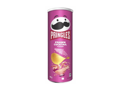 Traškučiai PRINGLES, krevečių skonio, 165 g
