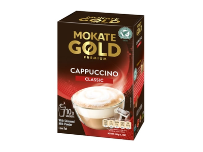 Kavos gėrimas MOKATE Gold Premium Cappuccino Classic, 10 x 14g