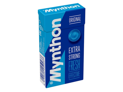 Pastilės MYNTHON EXTRA STRONG, 34 g