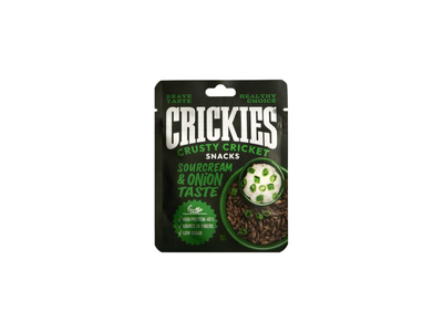 CRICKIES Grietinės ir svogūnų sk.džiovinti svirpliai 15 g