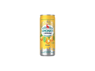 Limonati by Borjomi Kriaušių skonio gazuotas sulčių gėrimas 0,33 l