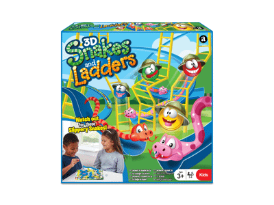 Stalo žaidimas SNAKES AND LADDERS, 1 vnt.