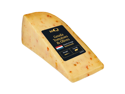 GOUDA sūris su alyv. ir pomid. DELI Q, 130 g
