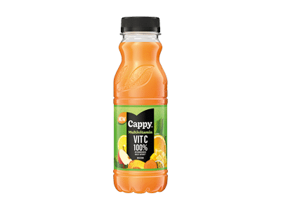 Multivitaminų nektaras CAPPY, 330 ml