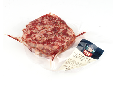 Sausai brandinti 30d+, jautienos burgerių paplotėliai,DOMINO ANGUS, su prieskoniais, 2x190g