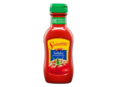 SUSLAVIČIAUS šašlykų pomidorų kečupas, 1 kg