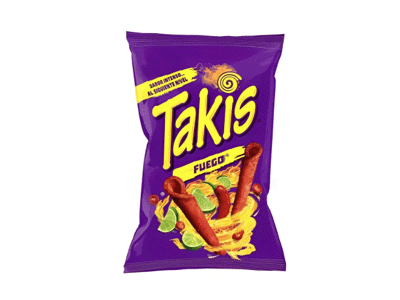 Kukurūzų traškučiai TAKIS FUEGO, 90 g