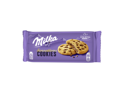 Sausainiai MILKA su pien. šokolado gab. ir pieninio šok. įd., 156 g