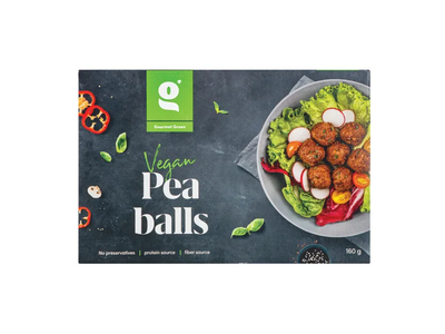 Žirnių kukuliai GOURMET GREEN, 6x160g 