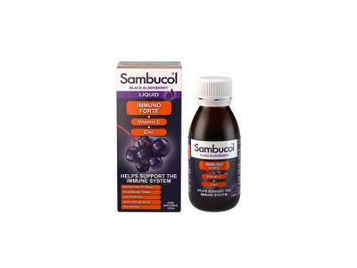 Sambucol Black Elderberry Immuno Forte geriamieji lašai, 120 ml