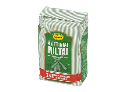 Kvietiniai miltai, a. r., 550 D, 1 kg