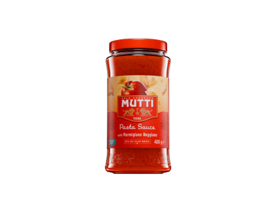 Padažas makaronams MUTTI, su Parmigiano Reggiano kietuoju sūriu, 400 g
