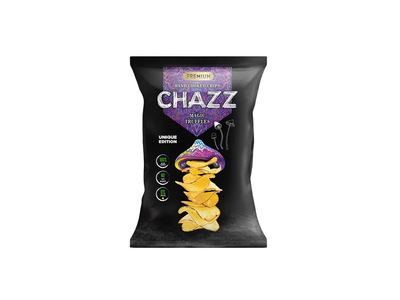 Trumų skonio bulvių traškučiai CHAZZ, 90 g