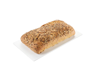 Šviesi duona su grūdais ir sėklomis, 0,4 kg