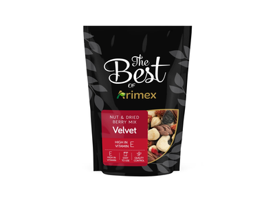 Rieš. ir džiov.uogų miš.ARIMEX VELVET, 140g