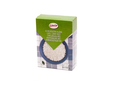 Ryžiai Limor, ilgagrūdžiai, 4 x 100 g