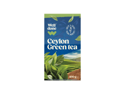 	Žalioji arbata CEYLON WELL DONE, 100 g