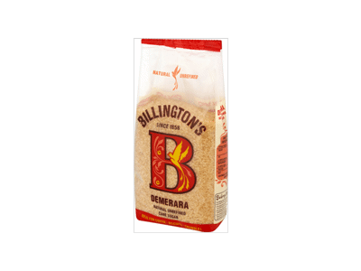 Nerafinuotas natūralus rudasis cukrus BILLINGTON'S DEMERARA, 500 g