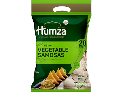 Šaldyta samosa su daržovių įdaru, 650 g