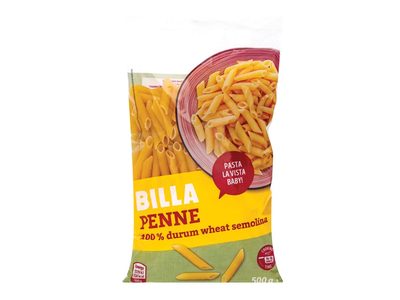 Makaronai BILLA Penne, 500 g