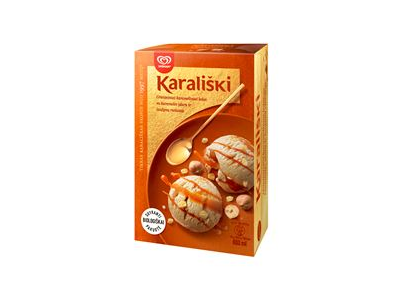 Ledai KARALIŠKI karameliniai,800ml